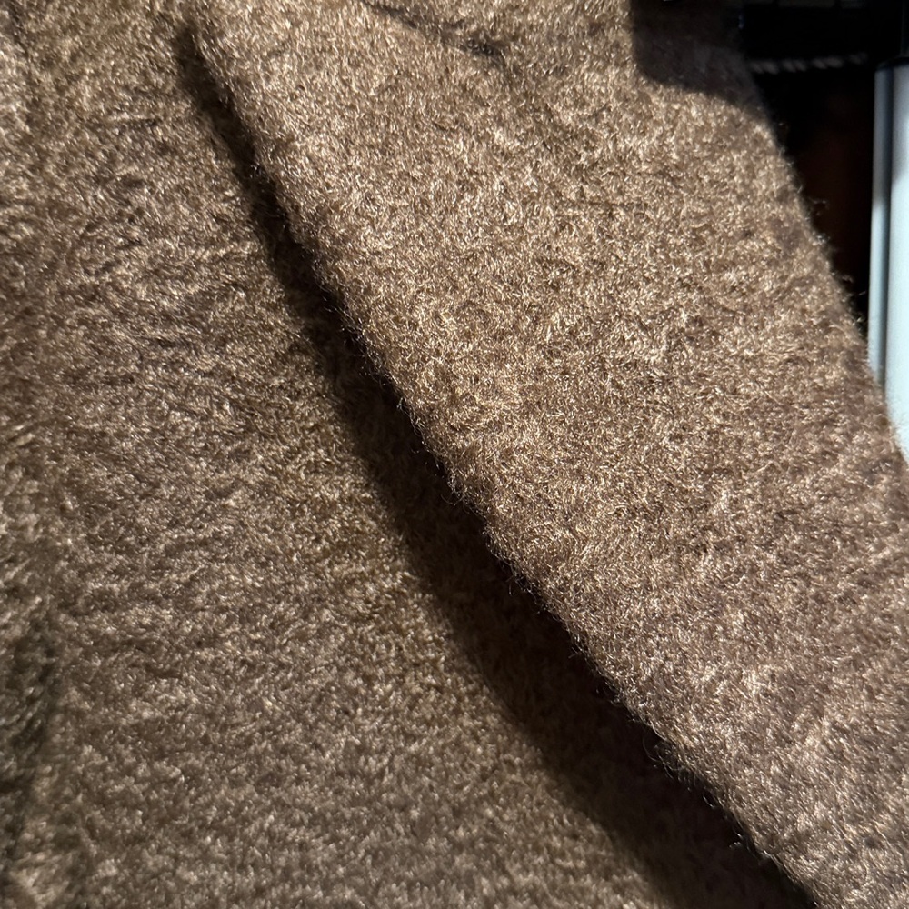 Anthropology Boucle Chocolate winter Blazer size small, medium, XL $200 - Picture 7 of 14